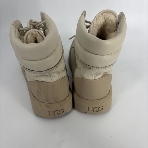 UGG Boots Size 10 Mens Ivory Neumel High Weather Hybrid Leather Waterproof Snow main image 9